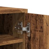 VidaXL Schoenenkast 60x35x92 cm bewerkt hout oud houtkleurig - thumbnail