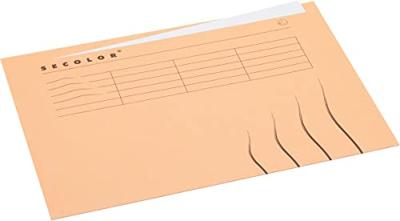 Vouwmap secolor tabrand a4 recy karton 250gr be | 25 stuks