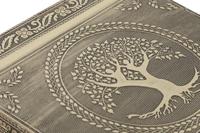 Doos-Juwelenkistje Home ESPRIT Wit Champagne Hout Aluminium 18 x 18 x 6 cm - thumbnail