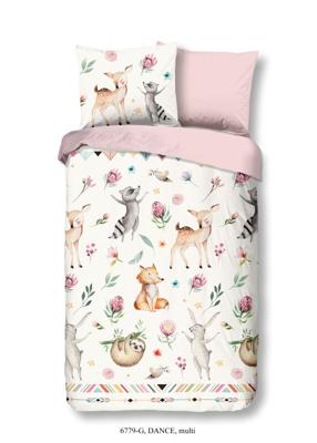 Good Morning Kinderdekbedovertrek "dieren" - Multi - (140x200/220 cm) - Katoen