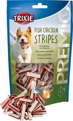 TRIXIE PREMIO FISH CHICKEN STRIPES 75 GR