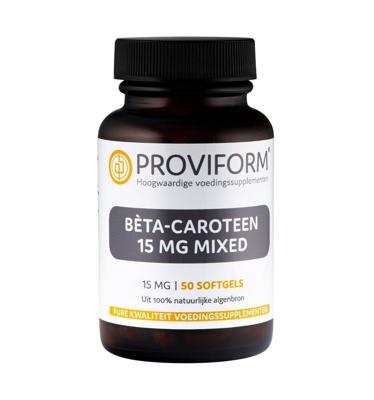 Proviform Betacaroteen 15 Mg Mixed (50sft) Proviform Betacaroteen 15 Mg Mixed (50sft)