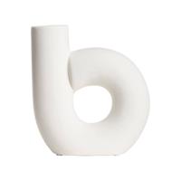 Gusta Vaas-B Vorm 14,4x5,2x15,4Cm Off White - thumbnail