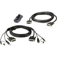 ATEN 2L-7D02UDX3 toetsenbord-video-muis (kvm) kabel 1,8 m Zwart - thumbnail