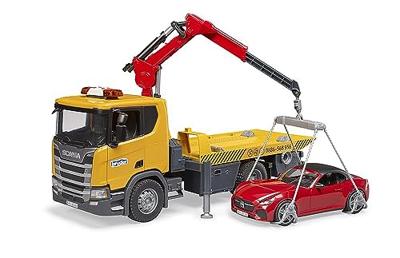 bruder Scania Super 560R sleepvrachtwagen met Roadster Kant-en-klaar model Bedrijfswagen(model) - thumbnail