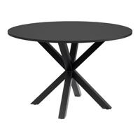 Kave Home Ronde Eettafel 'Argo' 120cm, kleur Zwart - thumbnail