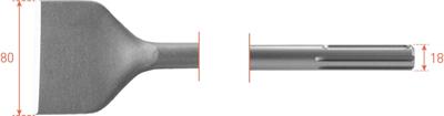 Rotec SDS-MAX Spadebeitel 80x300mm - 2151017
