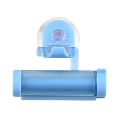2 pc's creatieve sucker Hangable tandpasta Extruder met sucker & houder (blauw)