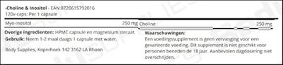 -Choline & Inositol 120v-caps