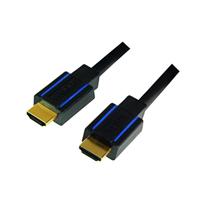LogiLink CHB005 HDMI-kabel HDMI Aansluitkabel HDMI-A-stekker, HDMI-A-stekker 3.00 m Zwart 4K UHD - thumbnail