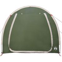 Fietstent met dak met opslag Groen 218 x 156 x 180 cm - thumbnail