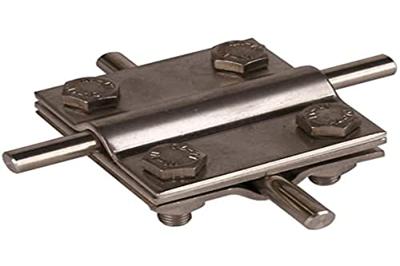 DEHN 319209 KS 8.10 8.10 FL30 ZP V4A Kruisstuk DEHN 319209 KS 8.10 8.10 FL30 ZP V4A Kruisstuk