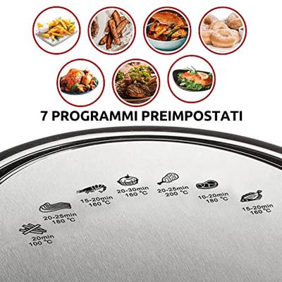 Ariete airy fryer xxl heteluchtfriteuse (zwart, 2.5 kg | 5.5 liter)