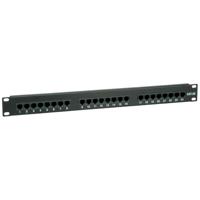 VALUE Cat.5e (Class D) 19 Patchpanel, 24 Poorten, onafgeschermd, zwart - thumbnail