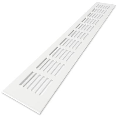Ventilatiestrip aluminium extrusie 60 mm wit