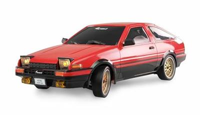 Amewi 1:18 RC auto Elektro Straatmodel AE86 Sprinter Trueno Scale Drift Rood Brushed Achterwielaandrijving RTR 2,4 GHz Incl. accu en laadkabel