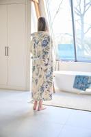 Pip Studio Pip Studio Secret Garden Bathrobe badjas Witblauw M - thumbnail