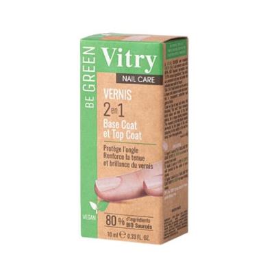 Vitry Nail Care Be Green 2-in-1 Base- & Topcoat 10ml