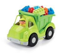 Abrick vrachtwagen met bouwblokken, 21dlg. - thumbnail