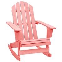 Schommelstoel Adirondack massief vurenhout roze - thumbnail