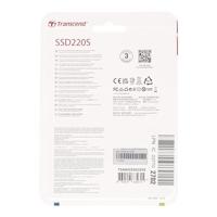 Transcend 220S 480 GB SSD harde schijf (2.5 inch) SATA 6 Gb/s Retail TS480GSSD220S - thumbnail