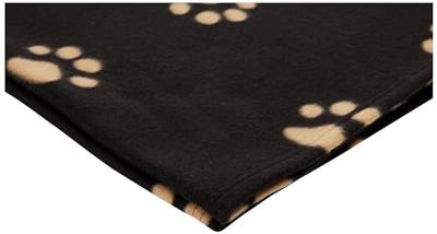 TRIXIE BEANY FLEECE HONDENDEKEN ZWART - thumbnail
