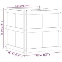 VidaXL Plantenbak 70x70x70 cm massief douglashout - thumbnail