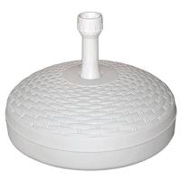 Parasolvoet Rotan-Look Wit - thumbnail