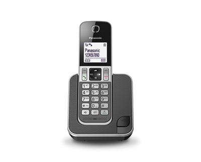 Panasonic kx-tgd310nlg single dect telefoon zwart/grijs