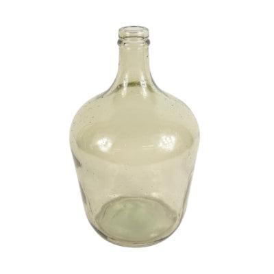 Fles gerecycled glas beige 30 cm | 3 stuks