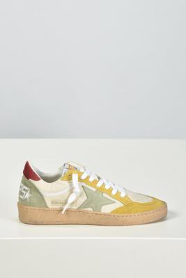 Golden Goose sneakers Ballstar GWF00746.F008148.83254 buttercream/honey/sage green/brick red