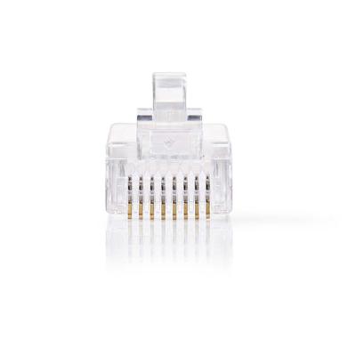 Netwerkconnector | RJ45 Male - Voor Solid Cat5 UTP-Kabels | 10 Stuks | Transparant