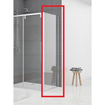 Van Rijn Products ST06 Vaste Wand - 70x200cm - Helder glas - dikte 8mm - tbv hoekcabine - muurprofiel - Chroom ST0635070W Van Rijn Products ST06 Vaste Wand - 70x200cm - Helder glas - dikte 8mm - tbv hoekcabine - muurprofiel - Chroom ST0635070W