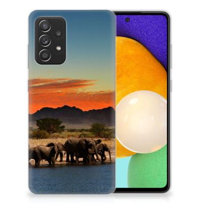 Samsung Galaxy A52 (5G/4G) | TPU Hoesje | Olifanten