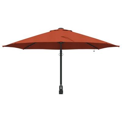 VidaXL Tuinparasol terracotta 248 x 248 x 148 cm polyester en staal