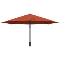 VidaXL Tuinparasol terracotta 248 x 248 x 148 cm polyester en staal - thumbnail