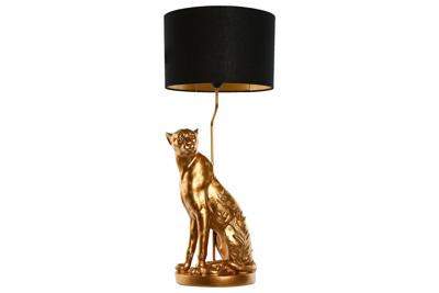 Bureaulamp Home ESPRIT Zwart Gouden 33 x 33 x 78,5 cm Bureaulamp Home ESPRIT Zwart Gouden 33 x 33 x 78,5 cm