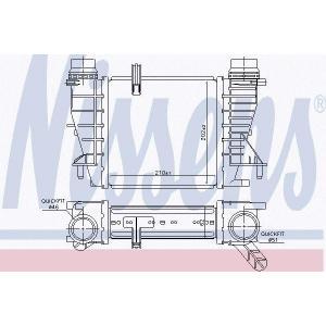 Intercooler, inlaatluchtkoeler 96363