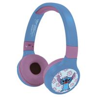 Lexibook - Disney Stitch HPBT010D 2-in-1 Bluetooth and Wired Headphones with Microphone and Control Button, Foldable and Adjustable, Rechargeable Long Term Battery - thumbnail