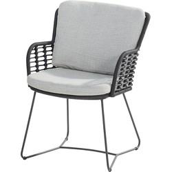 Fabrice dining tuinstoel antraciet B 61 x D 60 x H 87 cm 4SO - 4so