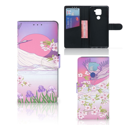Xiaomi Redmi Note9 Telefoonhoesje met Pasjes Bird Flying Xiaomi Redmi Note9 Telefoonhoesje met Pasjes Bird Flying