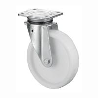 BS Rollen Zwenkwiel voor zware last | wiel-d. 250 mm draagvermogen 600 kg | kunststof | plaat L138xB110 mm | 1 stuk - N100.B10.251 N100.B10.251 - thumbnail