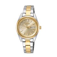 Seiko horloge SUR354P1 zilver/goudkleurig - thumbnail
