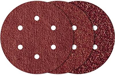 Wolfcraft Hechtschuurschijven | K60, K120, K240 | Ø150mm | 12 stuks - 1838000 Wolfcraft Hechtschuurschijven | K60, K120, K240 | Ø150mm | 12 stuks - 1838000