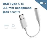 Akasa AK-CBCA27 audio kabel 0,1 m USB C 3.5mm Wit - thumbnail