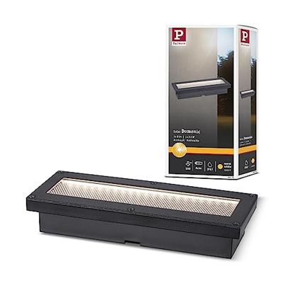 Paulmann 94576 Domenic Inbouwlamp op zonne-energie 0.1 W Warmwit Zwart