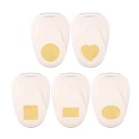 Vaessen Creative • figuurpons set basisvormen geschulpt 5st. - thumbnail