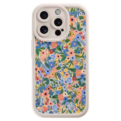 iPhone 14 Pro beige case - Floral garden iPhone 14 Pro beige case - Floral garden