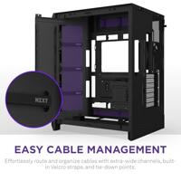 ATX Semi-toren doos NZXT CM-H92FB-R1 Zwart - thumbnail