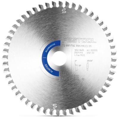 Festool Cirkelzaagblad voor Aluminium | Aluminium/Plastics | Ø 160mm Asgat 20mm 52T - 205555 - thumbnail